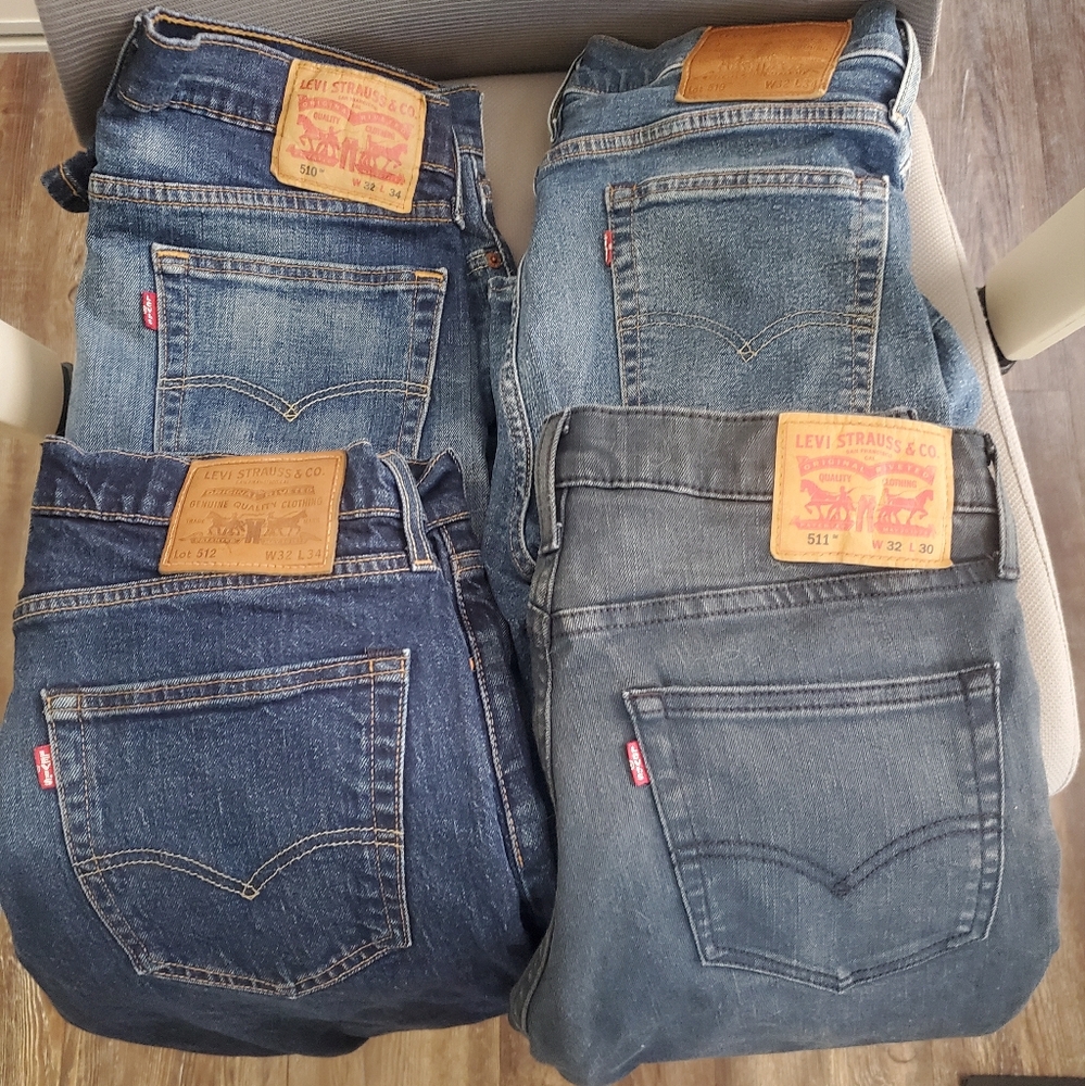 Levi's Men's Jeans (4 Pairs)